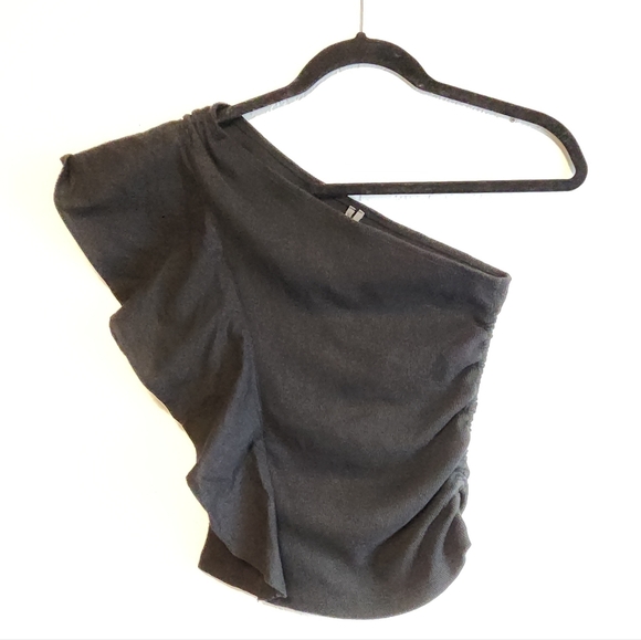 Anthropologie Tops - Anthropologie Black Asymmetrical Shirt